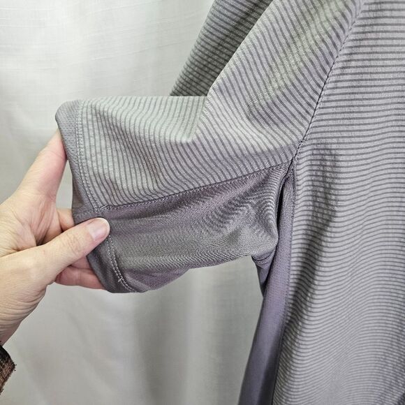 Greg Norman for Tasso Elba Gray RapiVent Activewear Polo Shirt Size Large - Picture 8 of 9